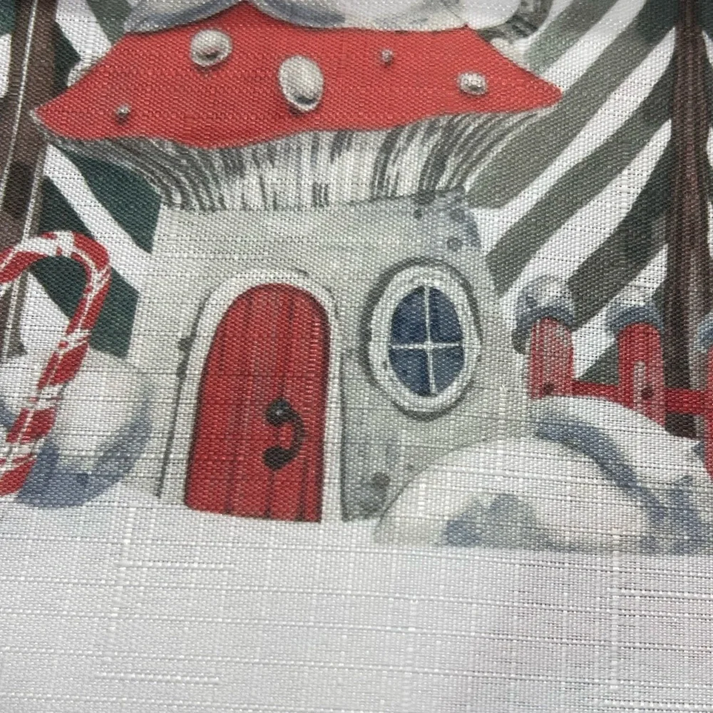 Whimsical Mushroom House Shower Curtain, NWT 🍄 🚿 🛁